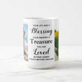 ペットパーソナライズされたメモリアルドッグロス記念写真 コーヒーマグカップ (中央)