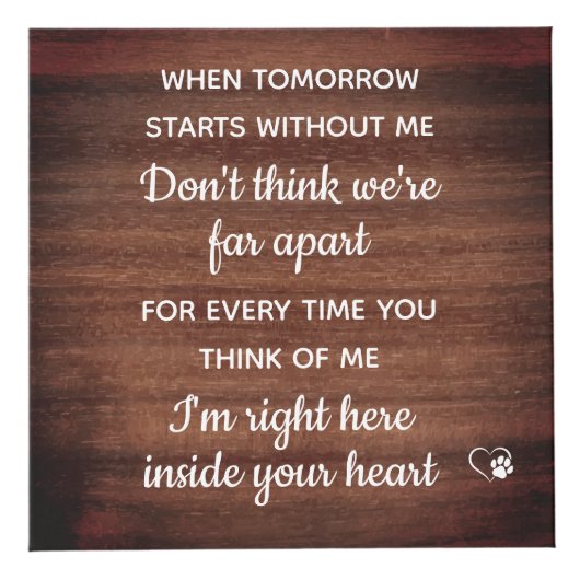 ペットパーソナライズされたメモリアルドッグ写真 フォトキューブ (右)