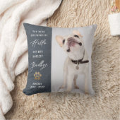 ペットパーソナライズされたメモリアルペットロス写真コラージュ クッション (ブランケット)