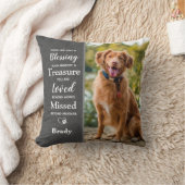 ペットパーソナライズされたメモリアルメモリアル2犬写真 クッション (ブランケット)
