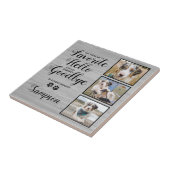 ペットパーソナライズされたメモリアル記念写真 タイル (側面)