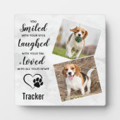 ペットパーソナライズされたメモリアル記念写真 フォトプラーク (正面)