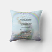 ペットパーソナライズされたメモリアル階段から天国 クッション (裏面)