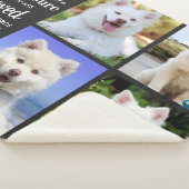 ペットパーソナライズされたメモリアル シェルパブランケット (3/4)