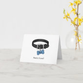 ペットパーソナライズされたロスカード | 犬の同情カード カード (黄色い花)