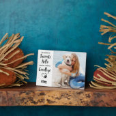 ペットパーソナライズされたロス記念ペット フォトプラーク (側面)