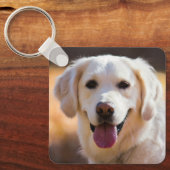 ペットパーソナライズされた写真 キーホルダー (正面)
