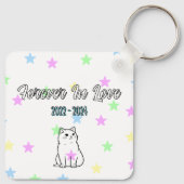 ペットパーソナライズされた写真 キーホルダー (裏面)