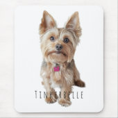 ペットパーソナライズされた写真 マウスパッド (正面)