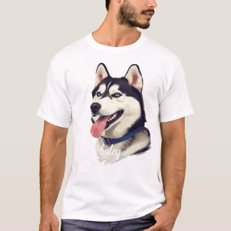 ペットパーソナライズされた好きのペット名Tシャツ Tシャツ