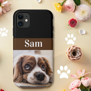 ペットパーソナライズされた犬の愛犬記念 iPhone 11 ケース