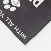 ペットパーソナライズされた記念写真猫の思い出  フリースブランケット (角)