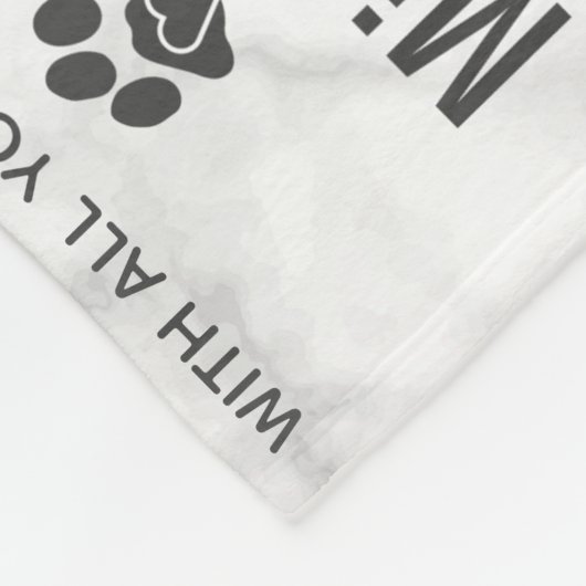 ペットパーソナライズされた記念写真猫損失記念  フリースブランケット (角)