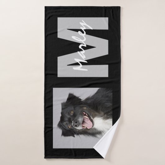 ペットパーソナライズされた記念写真 バスタオル (バスタオル)