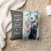 ペットパーソナライズされた記念撮影2枚 クッション (ブランケット)