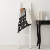 ペットパーソナライズされた記念犬写真  シェルパブランケット (インサイチュ)