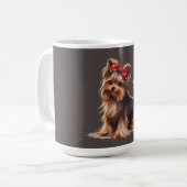 ペットパーソナライズされた コーヒーマグカップ (正面左)