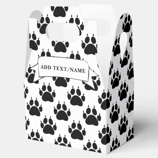 ペットパーティーデコール名前をカスタムする フェイバーボックス (オープン)