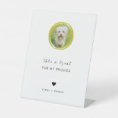 ペットパーティービーフビスケットバードッグ結婚トリートピーデ 台座サイン (正面)