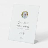 ペットパーティービーフビスケットバードッグ結婚トリート 台座サイン (正面)