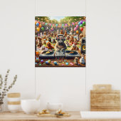 ペットパーティーポスター ポスター (キッチン)