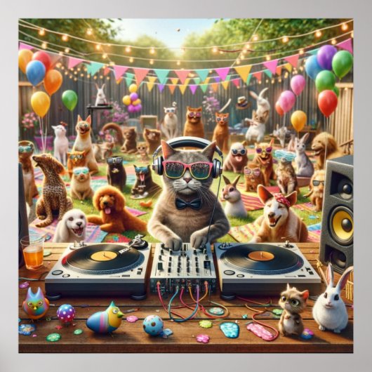 ペットパーティーポスター ポスター (正面)