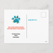 ペットビジネスクリスマスホリデー葉書 シーズンポストカード (裏面)