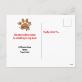 ペットビジネスクリスマスホリデー葉書 シーズンポストカード (裏面)