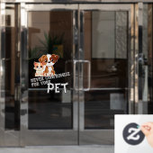 ペットビジネス販促名言 ウィンドウサイン (オフィスドア)