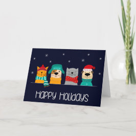 ペットビジネス クリスマスホリデー カード