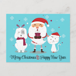 ペットビジネス クリスマス＆ニューイヤー ポストカード