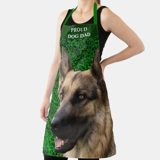 ペットファミリーの作り絵クリスマスカスタム エプロン (インサイチュ)