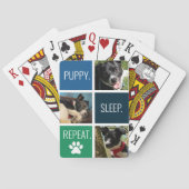 ペットフォカラフルト動物愛好家の幾何モダン的 トランプ (裏面)