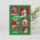 ペットフォトいけなクリスマスフラットカードのリスト シーズンカード (スタンド正面)
