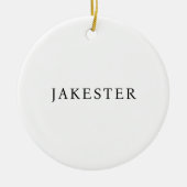 ペットフォトオーナメント セラミックオーナメント (正面)