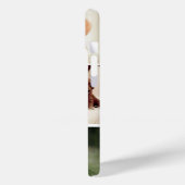 ペットフォトカスタム文字ウッド背景 Case-Mate iPhoneケース (裏面 / 左)