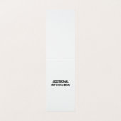 ペットフォトグラファー動物写真折り畳み名刺 名刺 (内部フラット)