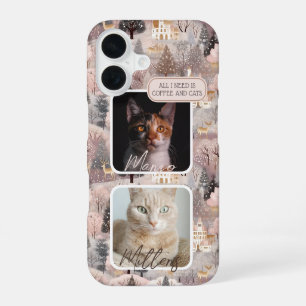 ペットフォトコラージュ クリスマス オーダーメイド iPhone 16ケース