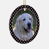 ペットフォトセラパーソナライズされたミックオーナメント セラミックオーナメント (右)
