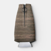 ペットフォトフレーム素朴ウッドパーソナライズされた ボトルクーラー (裏面)