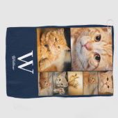 ペットフォトモノグラム名ゴルフタオル ゴルフタオル (横)