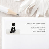 ペットフォト差出人住所ラベル ラベル (インサイチュ)