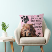 ペットフォト悔やみや弔慰キープサケ – 自分の写真を追加 クッション (椅子)