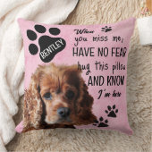 ペットフォト悔やみや弔慰キープサケ – 自分の写真を追加 クッション (ブランケット)