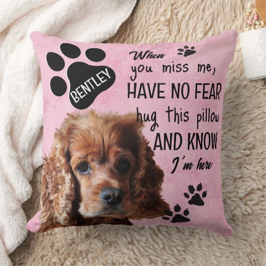 ペットフォト悔やみや弔慰キープサケ – 自分の写真を追加 クッション (ブランケット)