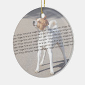 ペットフォト ✨ かわいい オーダーメイド セラミックオーナメント (左)