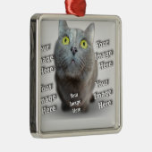 ペットフォト ✨ かわいい オーダーメイド メタルオーナメント (右)