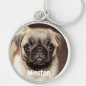 ペットフォパーソナライズされたカスタムト用エアーフレッシュ剤 キーホルダー (正面)