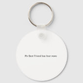 ペットフォパーソナライズされたトドッグラバーキープサキーチェーン キーホルダー (裏面)