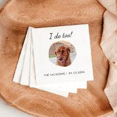 ペットフォ結婚トのナプキンス、ドッグキャッ結婚ト スタンダードランチョンナプキン